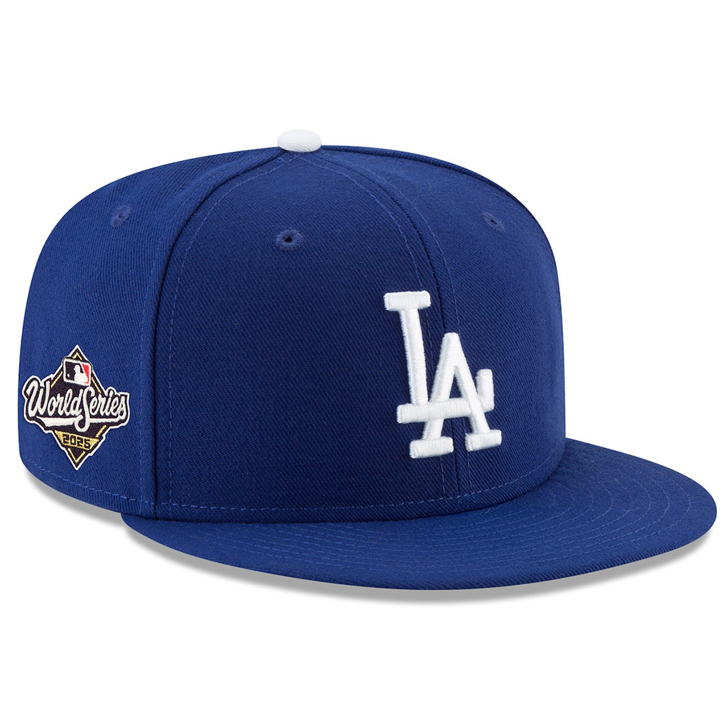 World Series Merch 2025 Los Angeles Dodgers New Era Royal 2025 World Series Snapback Hat Embroidered-1