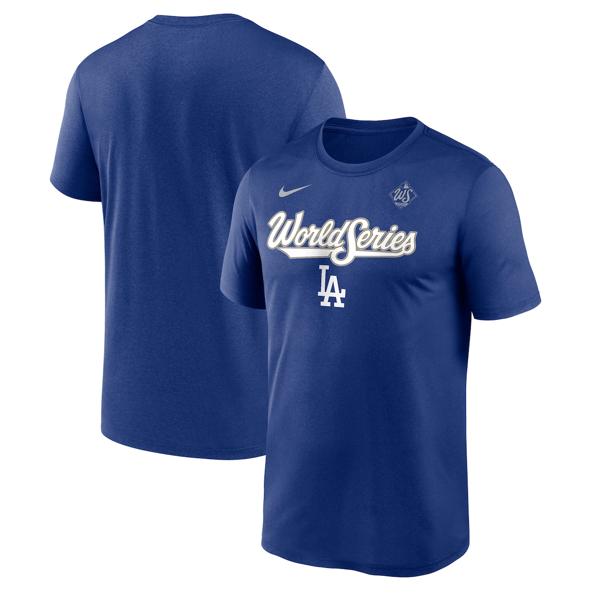 World Series Merch 2025 Los Angeles Dodgers Nike Royal World Series Authentic Collection Legend Shirt-1