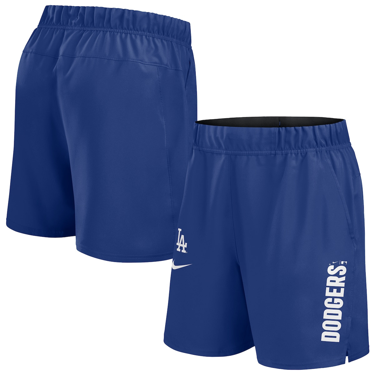 World Series Merch 2025 Los Angeles Dodgers Nike Royal Woven Victory Dri-FIT Shorts For Fans-1