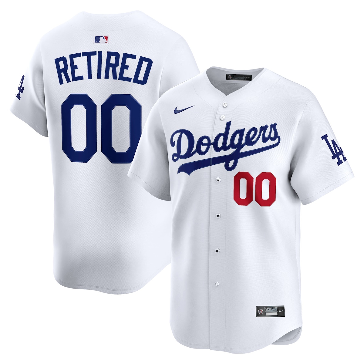 World Series Merch 2025 Los Angeles Dodgers Nike White Retired Roster Jersey Gifts For Fans-1