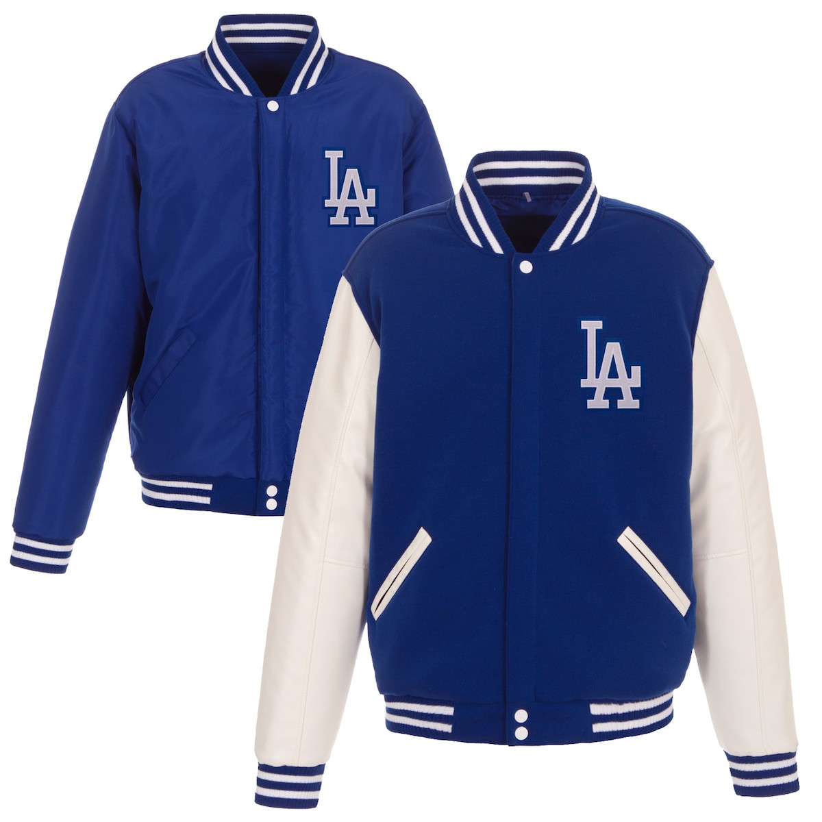 World Series Merch 2025 Los Angeles Dodgers Reversible Jacket Gifts For Baseball Fans-1