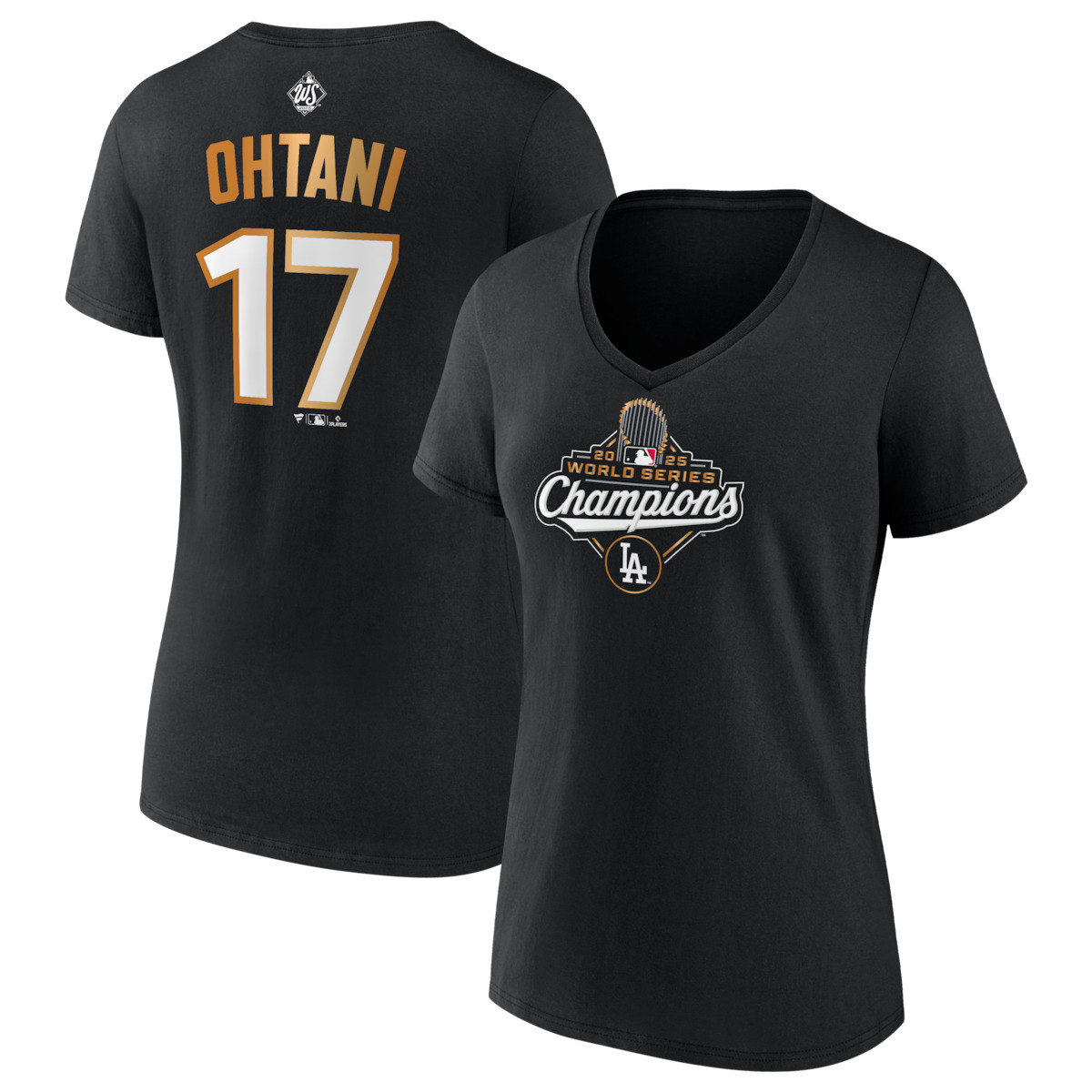 World Series Merch 2025 Los Angeles Dodgers Shohei Ohtani 2025 World Series Champions T-Shirt-1