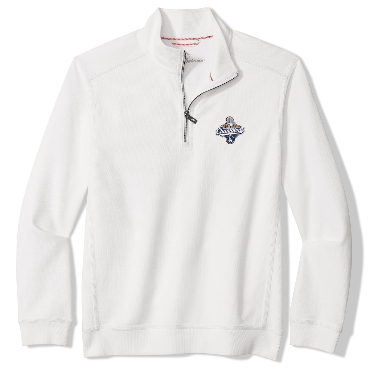 World Series Merch 2025 Los Angeles Dodgers Tommy Bahama World Series Champions Half Zip Jacket-1