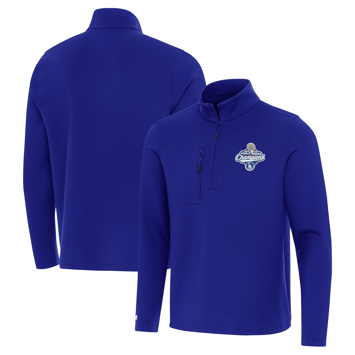 World Series Merch 2025 Los Angeles Dodgers World Series Champions Insider Quarter Zip Sweatshirt-1