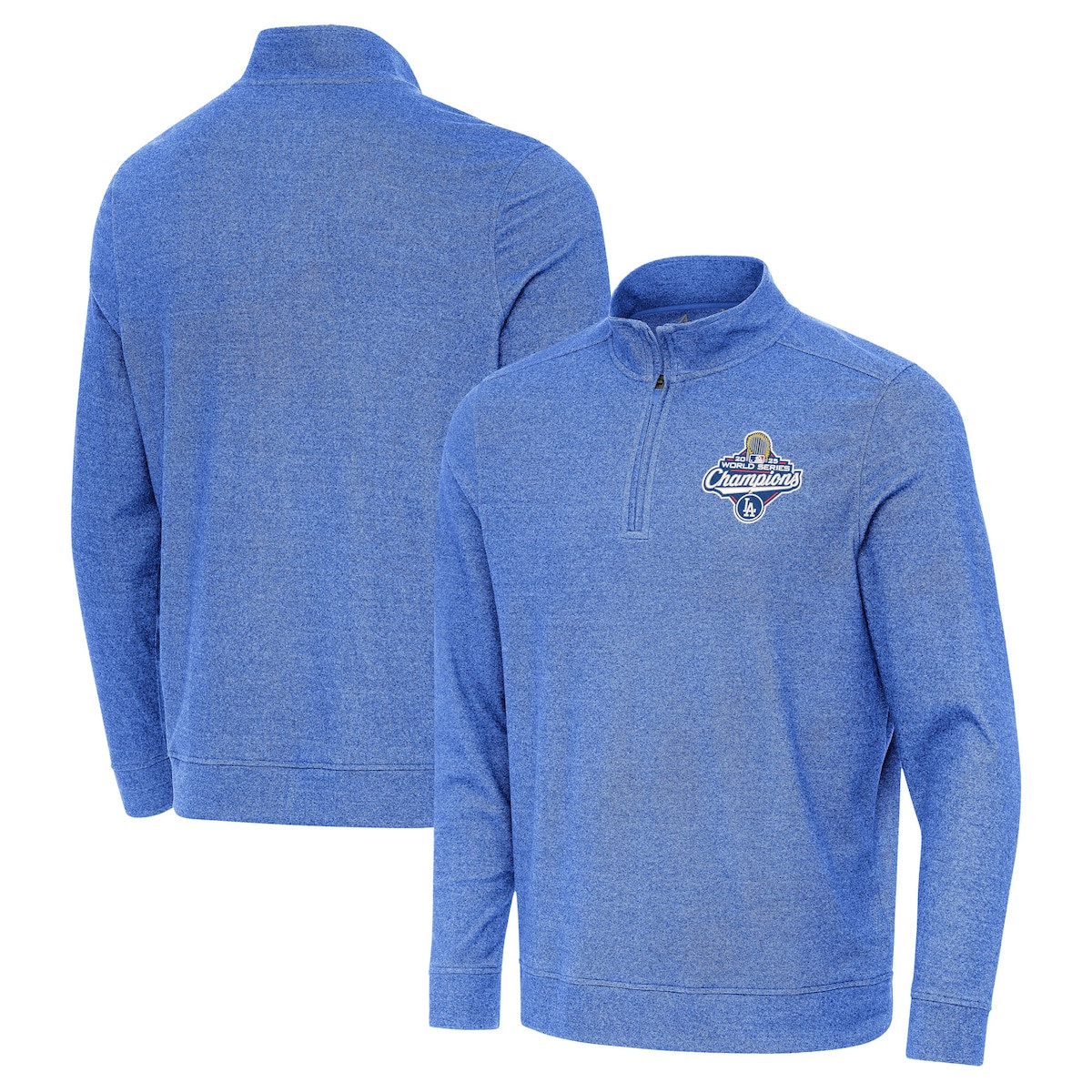World Series Merch 2025 Los Angeles Dodgers World Series Champions Subtle Quarter Zip Sweatshirt-1
