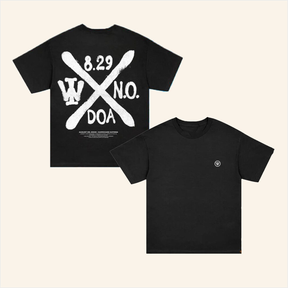 Wrldinvsn Merch Hurricane Katrina X T-Shirt Gifts For Father Birthday Gifts For BFF-1