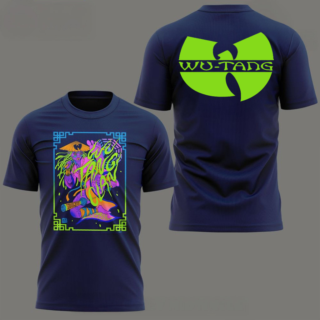 Wu-Tang Clan Concert Poster For Denver 2025 Navy Shirt Wu-Tang Clan Merch Father Gifts-1