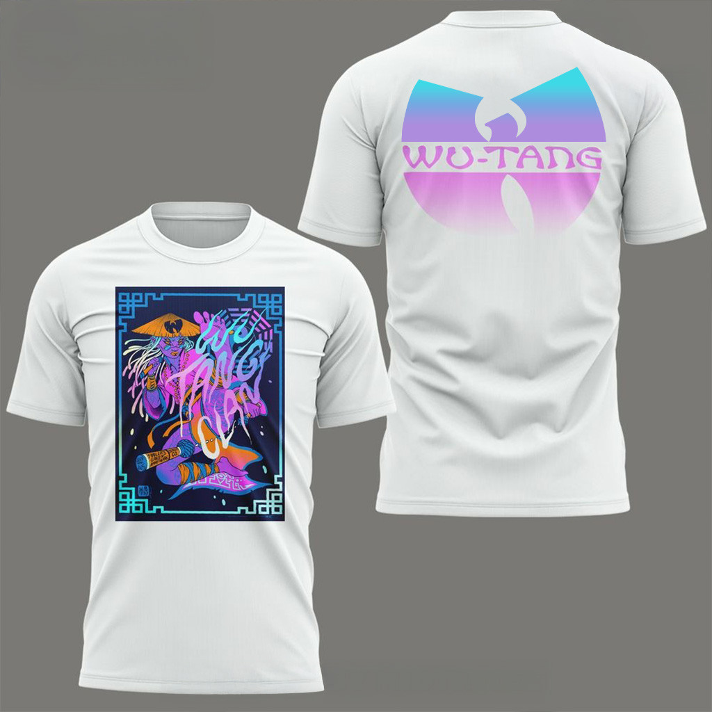Wu-Tang Clan Concert Poster For Denver 2025 White Shirt Wu-Tang Clan Merch Dad Gifts-1