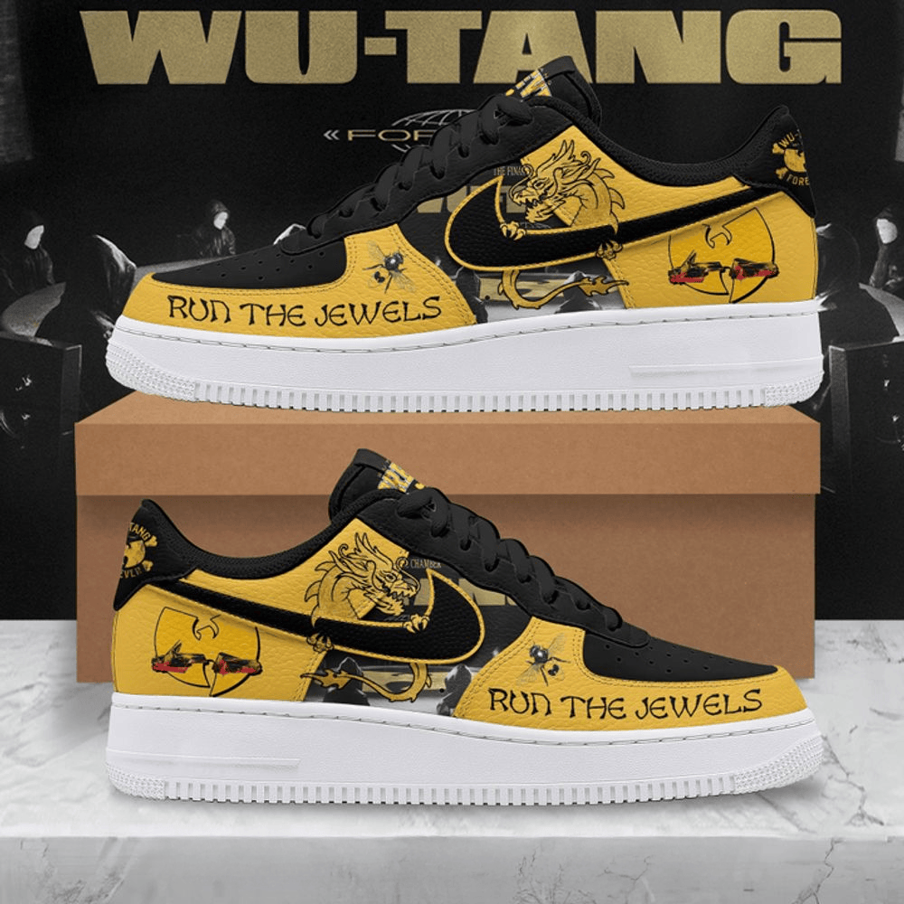 Wu-Tang Clan Run The Jewels 2025 Nike Air Force 1 Wu-Tang Merch Dad Gifts For Father's Day 2025-1