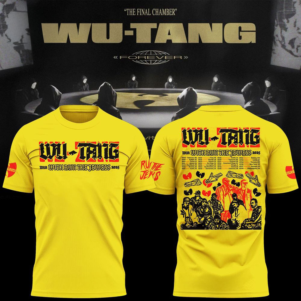 Wu-Tang Clan Tour With Run The Jewels 2025 Shirt Wu-Tang Merch Great Father's Day Presents-1