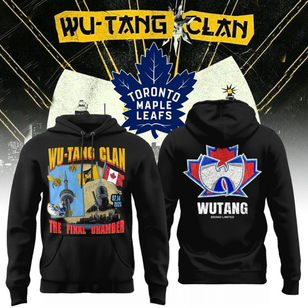 Wu-Tang Clan x Toronto Maple Leafs Hoodie Fan Merch Best Gifts For Father-1