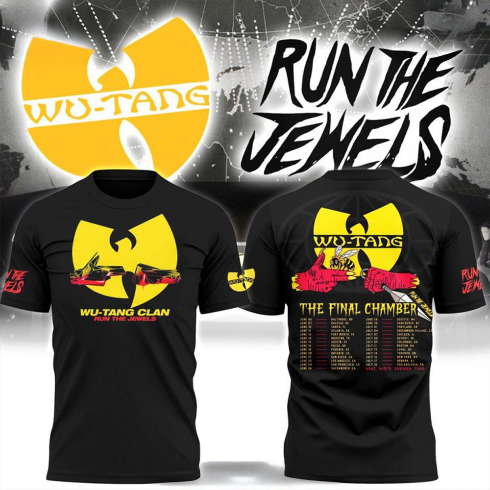 Wu Tang Forever The Final Chamber 2025 Black T-Shirt Dad Birthday Gifts-1