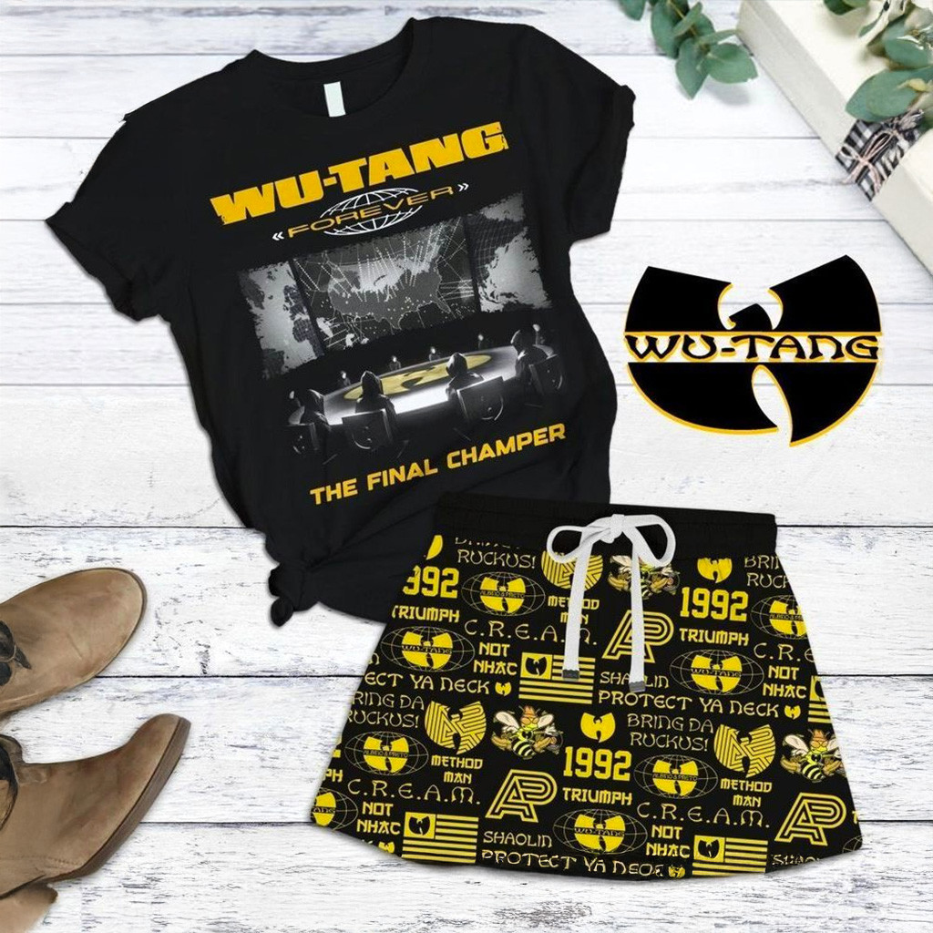Wu Tang Forever The Final Champer Pajamas Set Christmas Presents For Girlfriend-1
