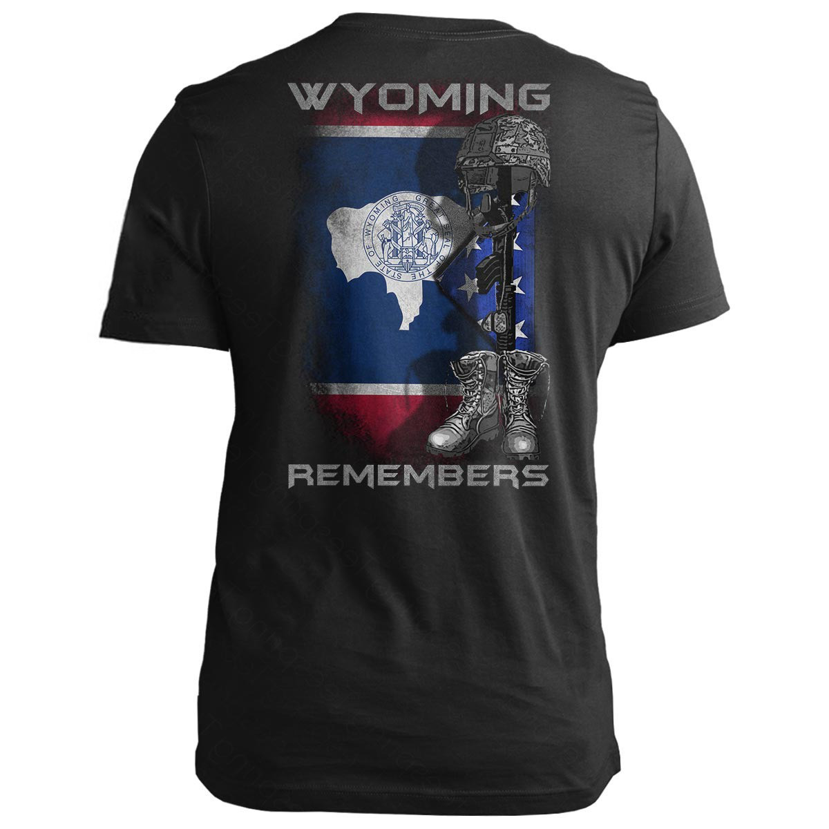 Wyoming Remembers Wyoming T-Shirt Patriotic Shirts Veterans Day Gifts-1 Wyoming Remembers Wyoming T-Shirt Patriotic Shirts Veterans Day Gifts-1