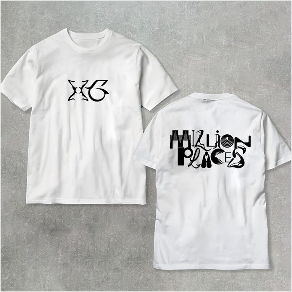 XG Million Places Shirt XG World Tour T-Shirt Million Places Album Apparel Fans Birthday Gifts-1