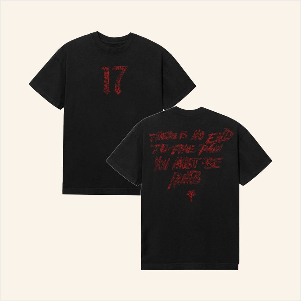 Xxxtentacion Store Merch 17 Numb Shirt Birthday Gifts For Besties Gifts For Him Christmas Presents Ideas-1