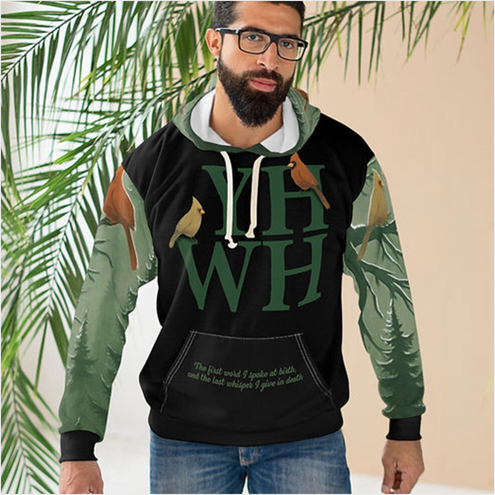 YHWH Forest Hoodie Present For Husband Birthday Gifts For Fans Christmas Presents Ideas-1