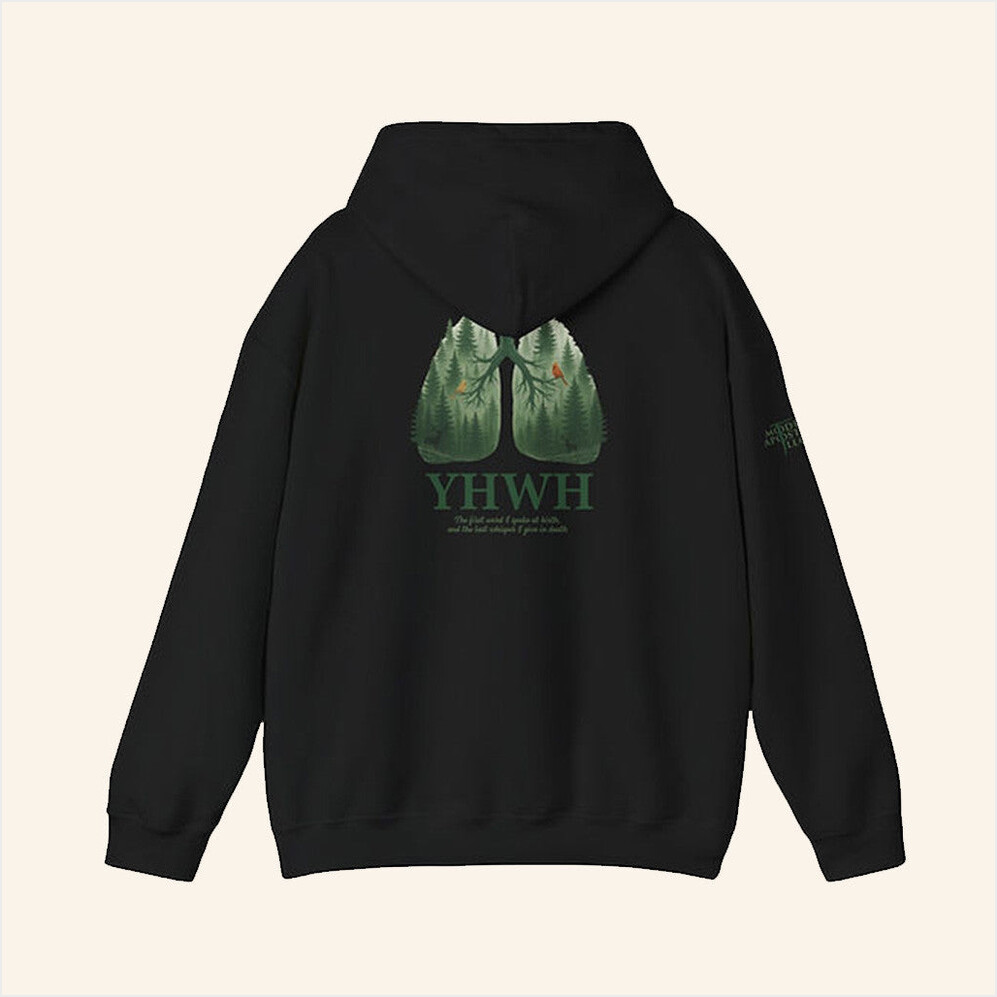 YHWH Forest Lungs Hoodie Gifts For Best Friends Birthday Gifts For Brother Christmas Presents-1