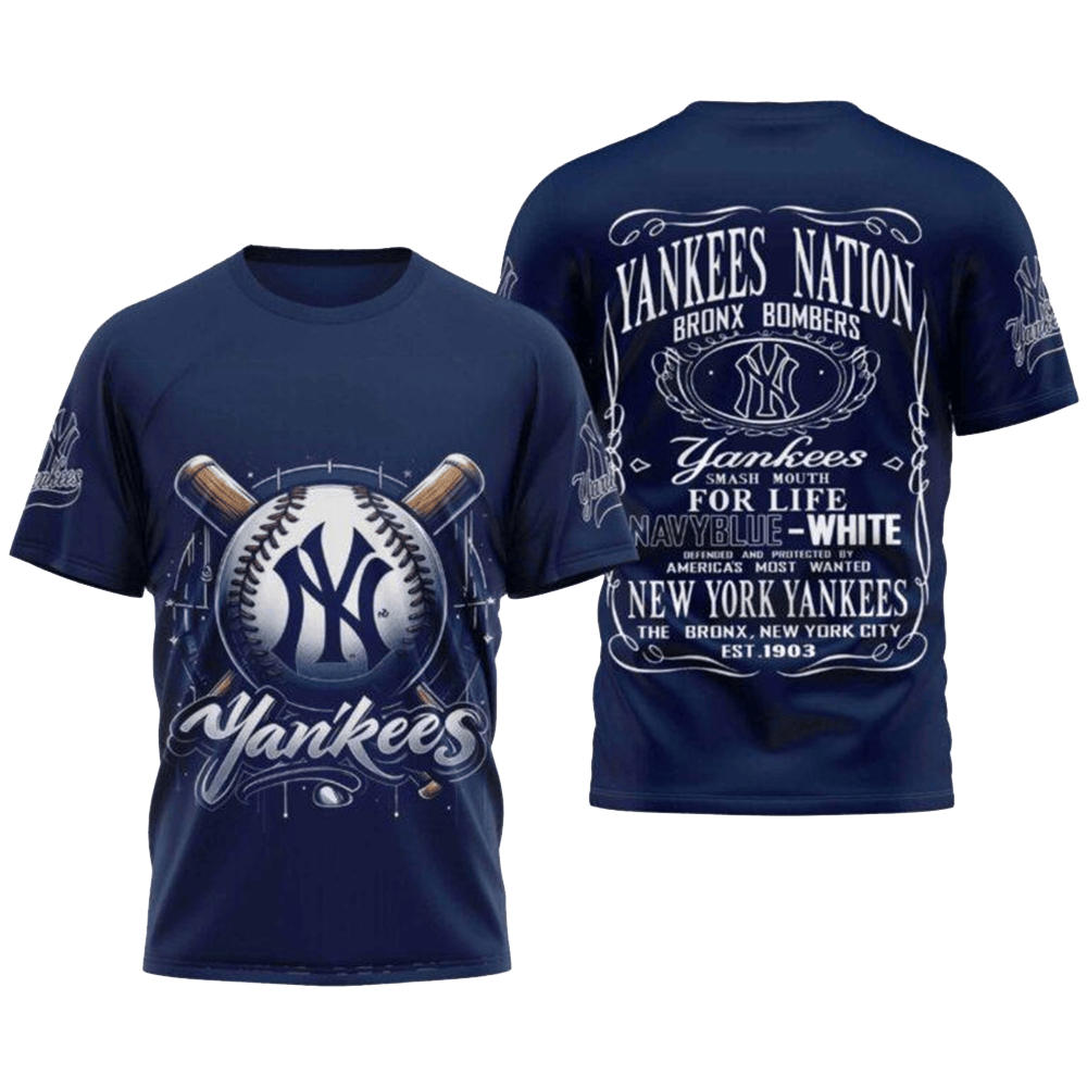 Yankees National Bronx Bombers Shirt Yankees Merch Baseball Lovers Gifts-1