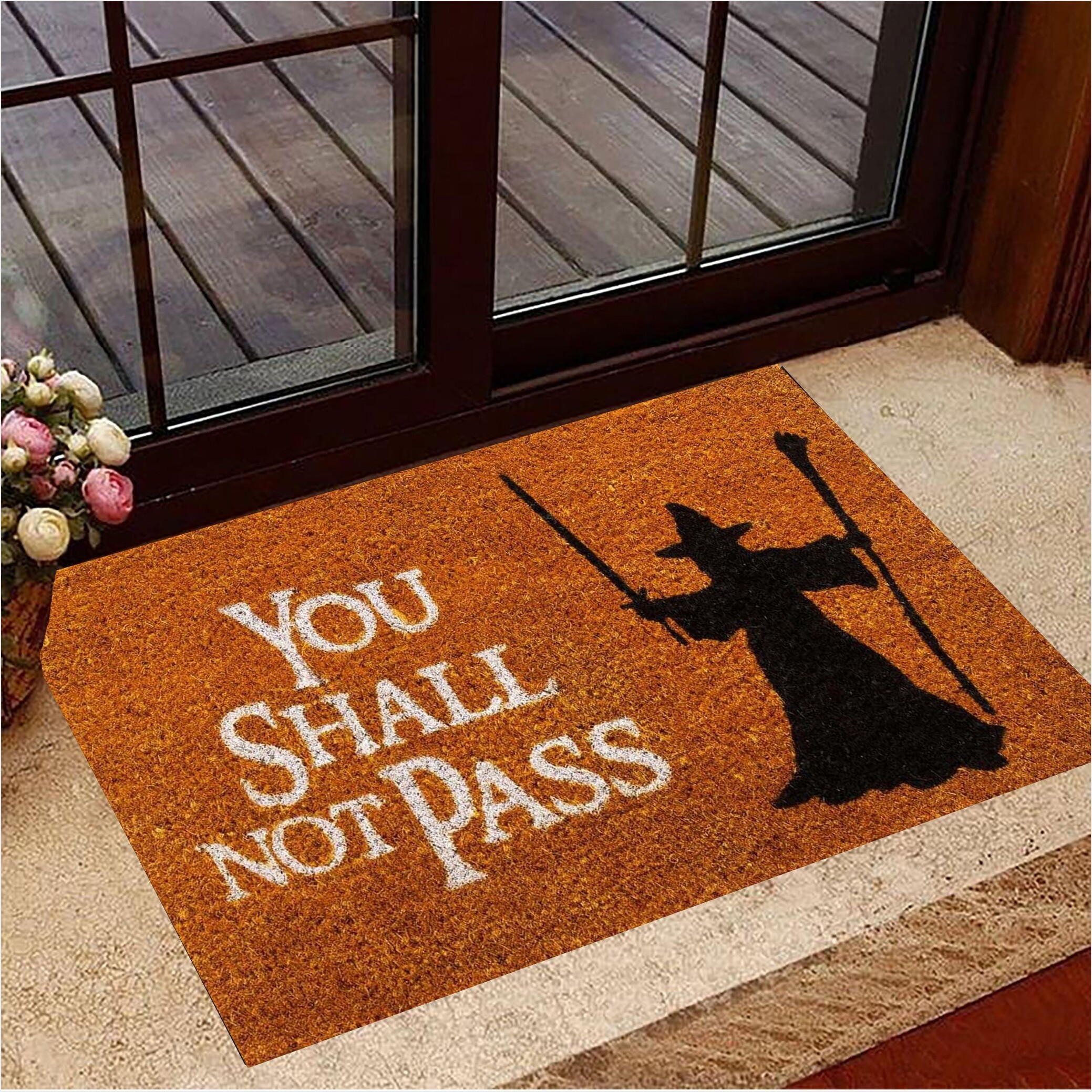 You Shall Not Pass Doormat Funny Welcome Mat Lord Of The Ring Doormat Gifts For Best Friend-1