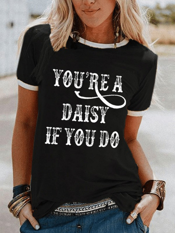 You're A Daisy If You Do T-Shirt Doc Holiday Vintage Shirt Gifts For Women-1