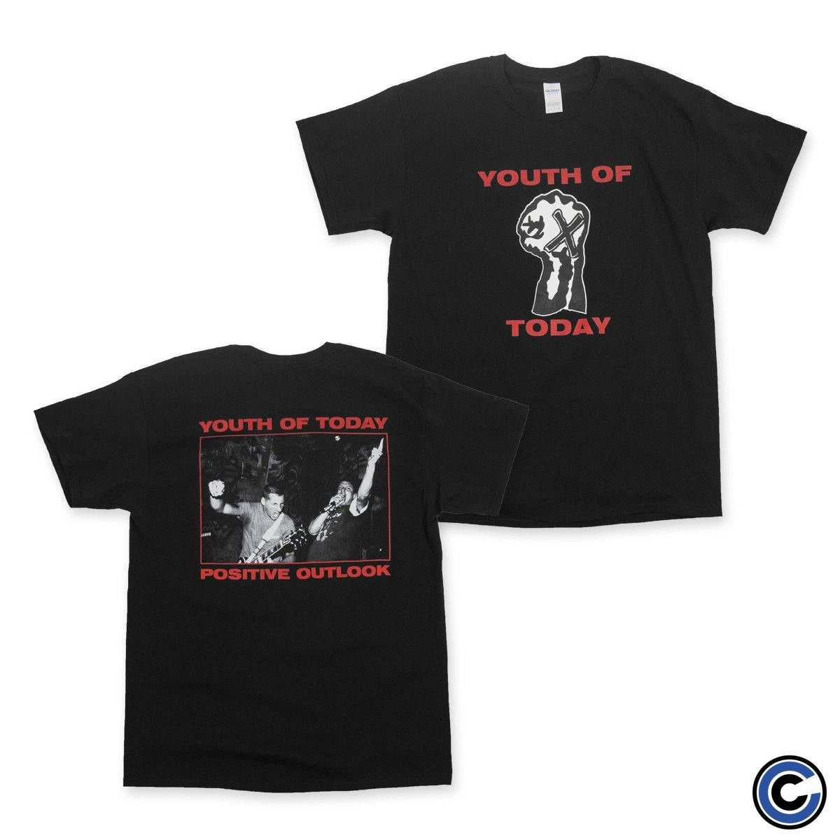 Youth Of Today Merch Positive Outlook Shirt Youth Of Today Shirt-1