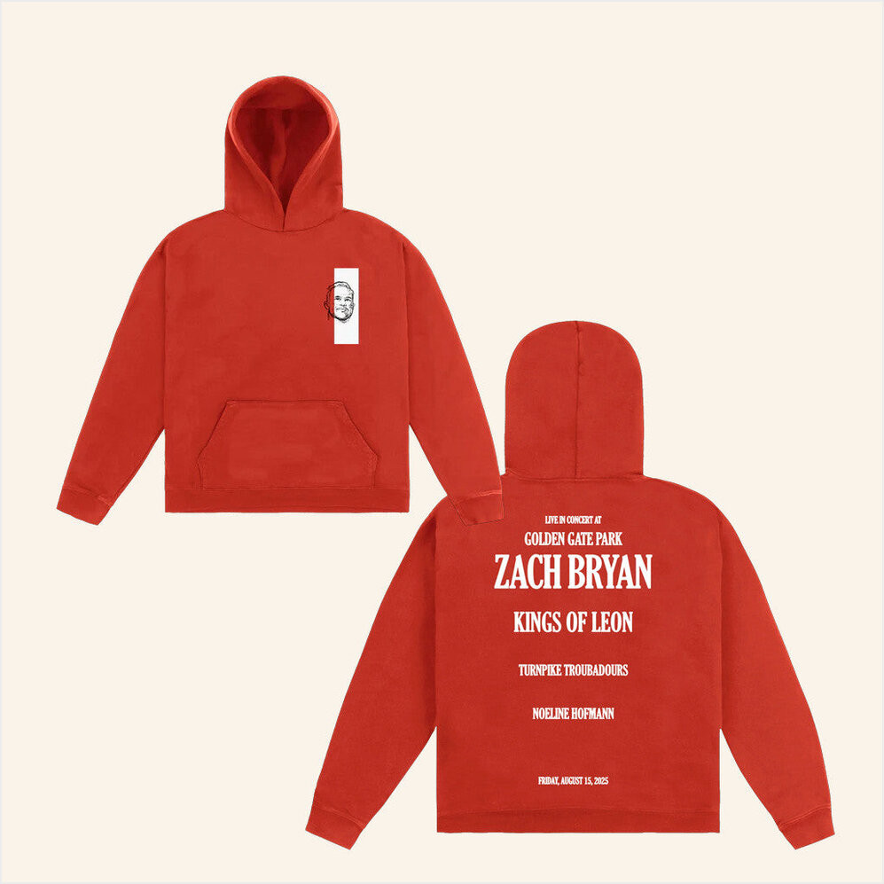Zach Bryan Merch Golden Gate Park Hoodie Best Gifts For Husband Birthday Gifts For BFF-1