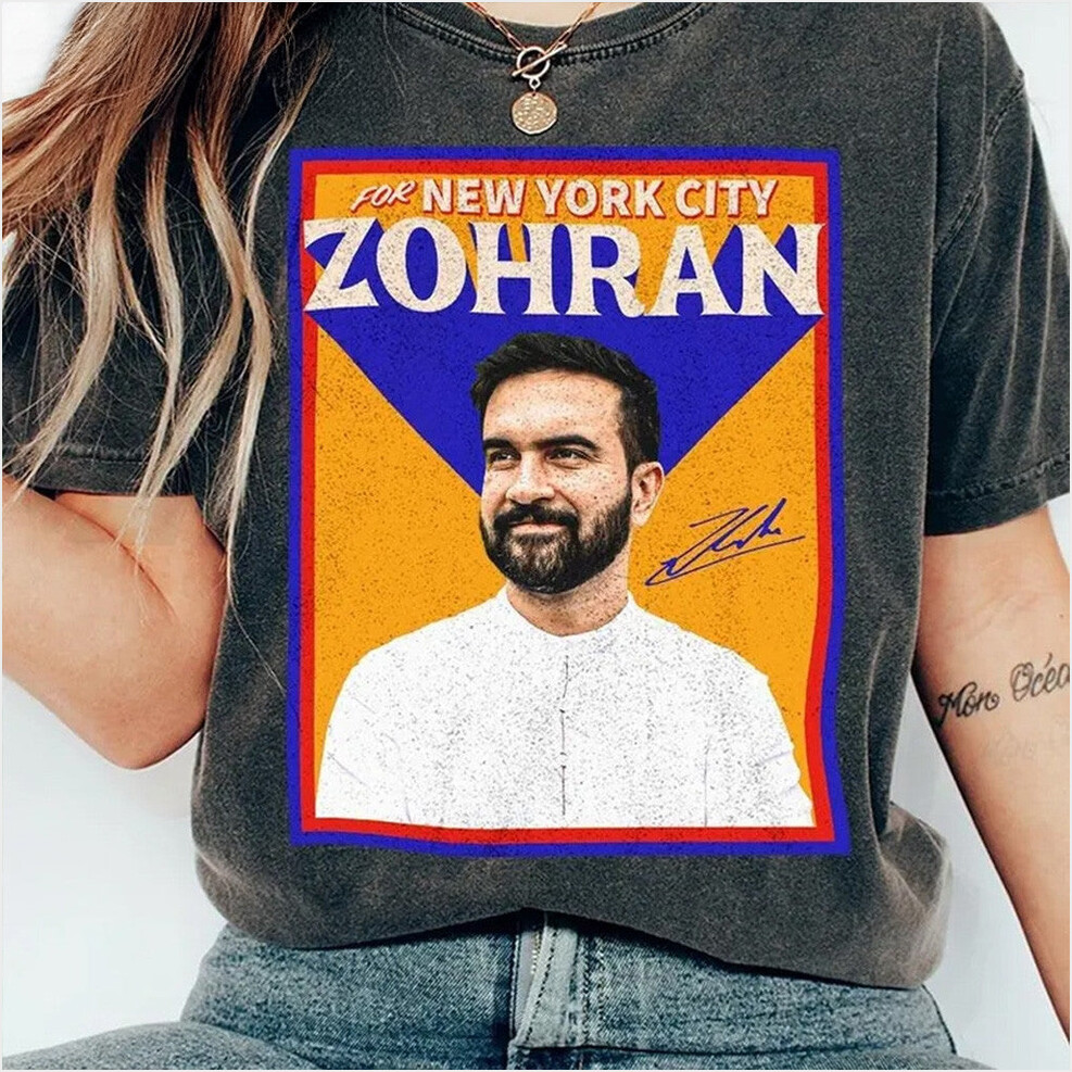 Zohran Mamdani Merch For New York City Zohran T-Shirt Gifts For Him Her Gifts For Friends-1