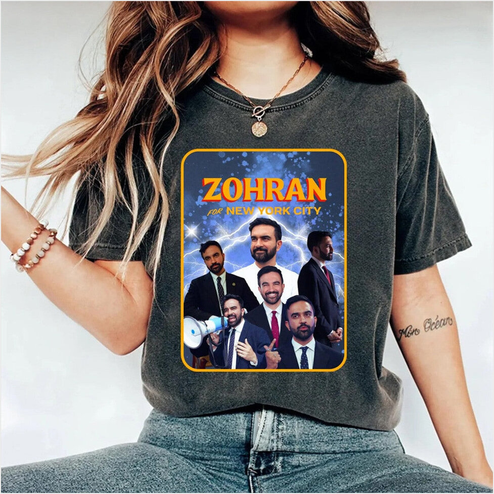 Zohran Mamdani Merch Zohran For New York City T-Shirt Gifts For Mom Birthday Gifts For Fans-1